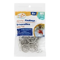 TINY HANDS Trouvailles assorties, 81 mcx, 5 ans et plus, enfants, accessoires de bricolage Findings Asst. 81pcs