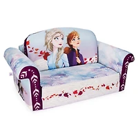 Marshmallow Furniture, Children's 2-in-1 Flip Open Foam Sofa, Sesame Street’s Elmo, by Spin Master
