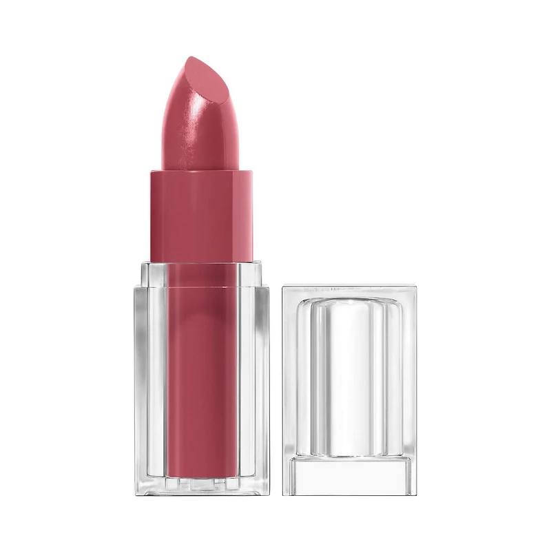 Rouge à lèvres Clean, Fini satin, Tenue 24 heures, Squalane, Avocat et aloès, Sans carmin, non desséchant Crémeux et confortable