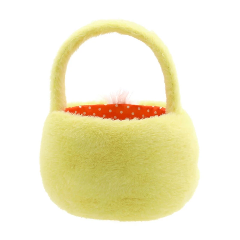 Way To Celebrate Chubby Cheek Chick Plush Basket