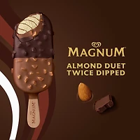 Barres de Crème Glacée Magnum Duo Amande 3 x 85 ml