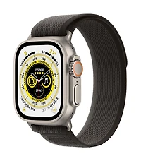 Apple Watch Ultra  (GPS + Cellular) 49mm - Noir/Gris Bracelet Sentier