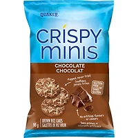 Quaker Crispy Minis galettes de riz brun Chocolat