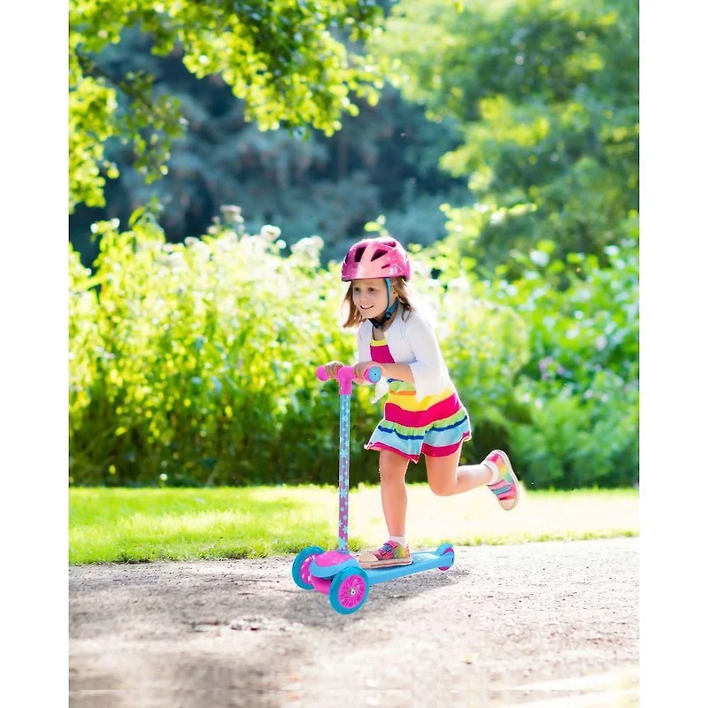 Rugged Racer Superstar Design Kids 3 Wheel Scooter