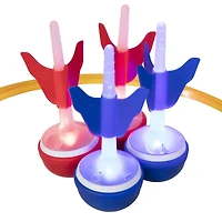 Fléchettes de jardin à DEL Triumph rouge / bleu