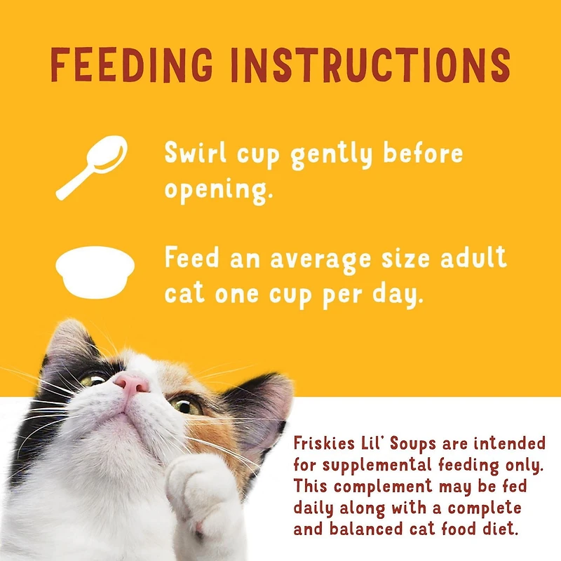 Friskies Lil' Soups Poulet émietté, Gâteries pour Chats 34 g 34 g