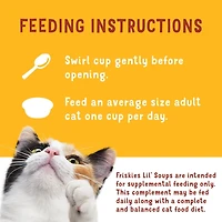Friskies Lil' Soups Poulet émietté, Gâteries pour Chats 34 g 34 g