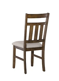 Chaise d'appoint Padilla, Marron (Lot de 2)