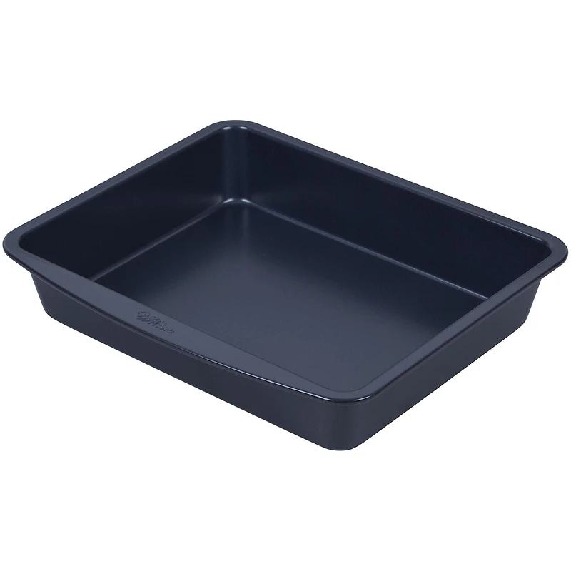 Ensemble de moules pour four-grilloir au revêtement antiadhésif infusé de diamants, bleu marin Wilton