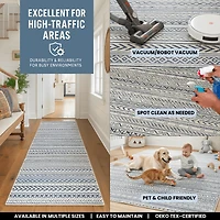 Rug Branch Havana Collection Traditional Distressed Area Rug.