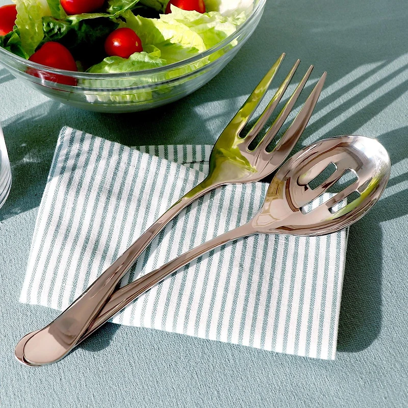 Windermere Slotted Serving Spoon, 18/10 polished stainless steel