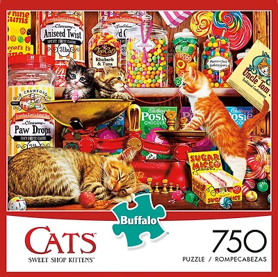 Buffalo Games Cats Le puzzle Sweet Shop Kittens en 750 pièces