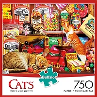 Buffalo Games Cats Le puzzle Sweet Shop Kittens en 750 pièces