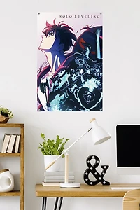 Solo Leveling: Season 2 - Teaser Key Art Wall Poster with Push Pins, 22.375" x 34"
