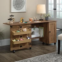 Sauder Table sur roulettes pour machine à coudre