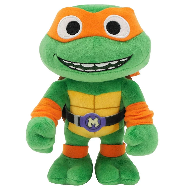 Teenage Mutant Ninja Turtles: Mutant Mayhem Plush Toys, 8 Inch TMNT Soft Dolls Michelangelo