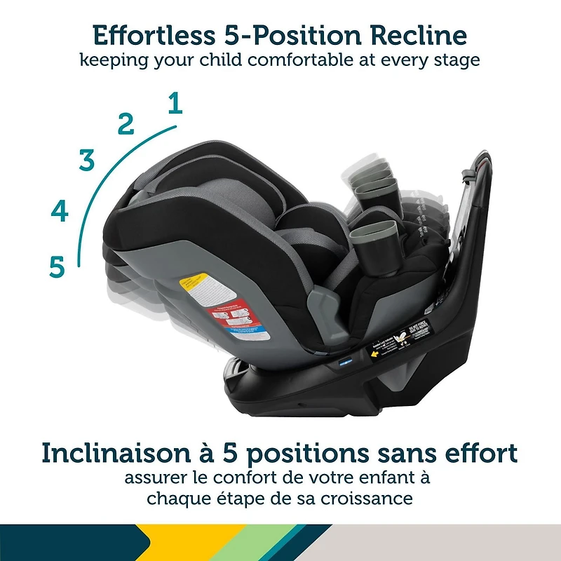 Safety 1st Turn and Go 360° Rotating All-in-One Convertible Car Seat, Infant to Toddler Car Seat