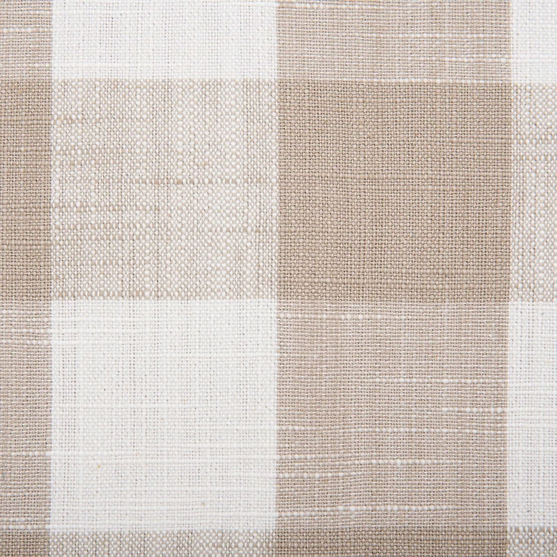 FRAÎCHE Spring Taupe Gingham Placemats, 4 pack, One Size