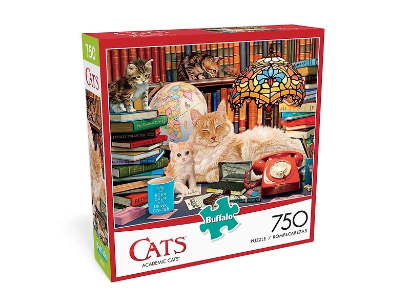 Buffalo Games - Cats Series - Academic Cats - 750 Piece Jigsaw Puzzle