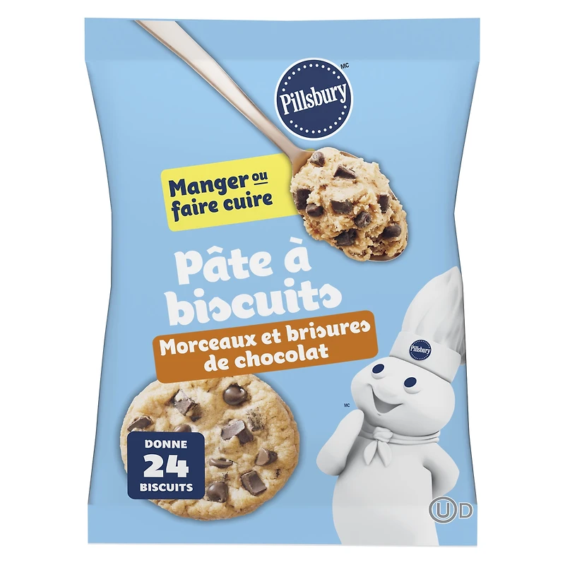 PillsburyMC Pâte à biscuits Morceaux et brisures de chocolat