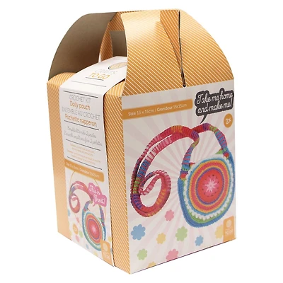artisanat To Go Ensemble pour sac à main en tissu hexagonal — 17 × 15 cm (6,7 × 5, 9 po)