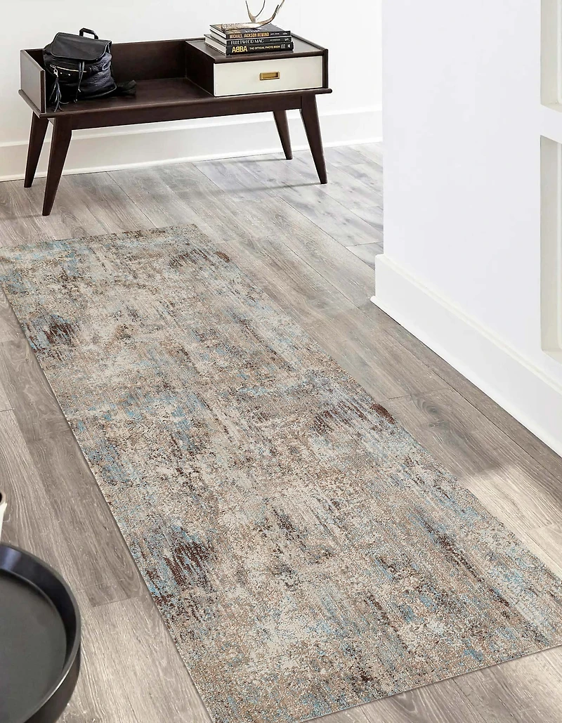 ECARPET Malia Tapis de Couloir pour Salon, Chambre, Salle A Manger, Entrée, Couloir et Plus Encore.