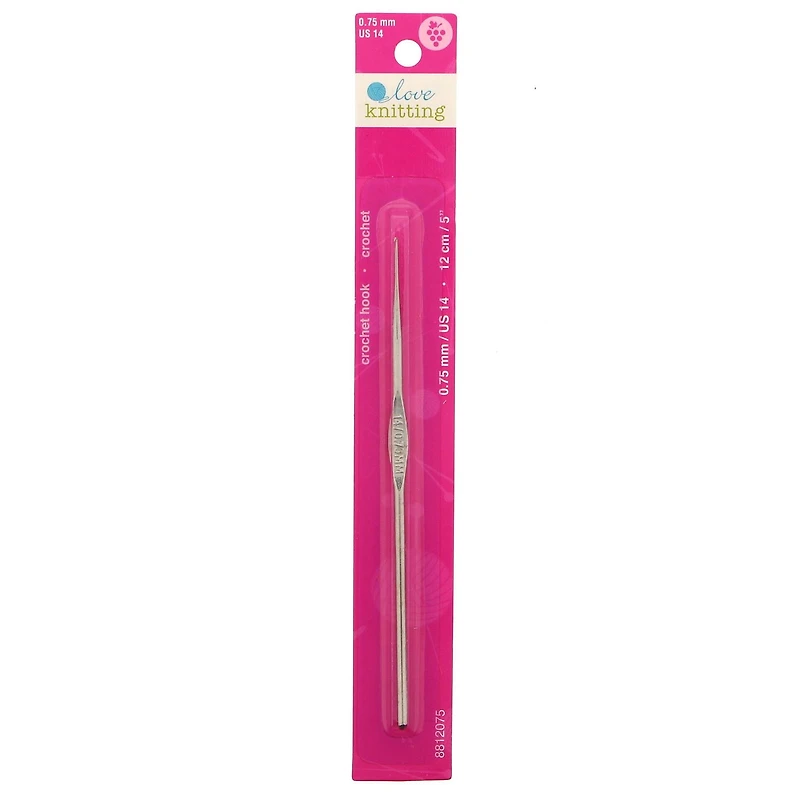 Love Knitting Crochet Hook, 12 cm/5"