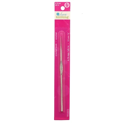 Love Knitting Crochet Hook, 12 cm/5"