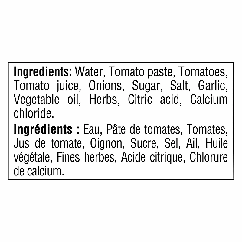 Sauce Pour Pâtes Marinara Au Basilic