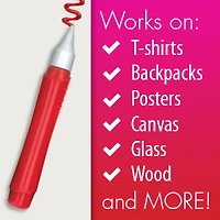 Scribbles 3D Fabric Paint Pens 5 Pack Brights