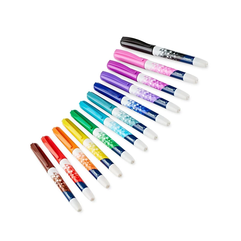 Fine Point Doodle Markers Crayola, boîte de 12