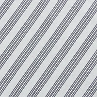 HOMETRENDS 2-Piece Blue Stripe Duvet Cover Set, Twin, 100% Cotton