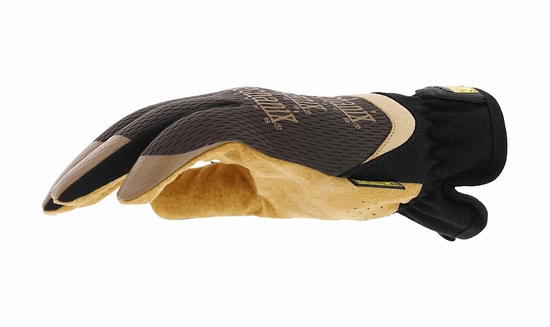 Mechanix Wear FastFit® Leather Work Gloves (Medium, Brown/Black), Size Medium