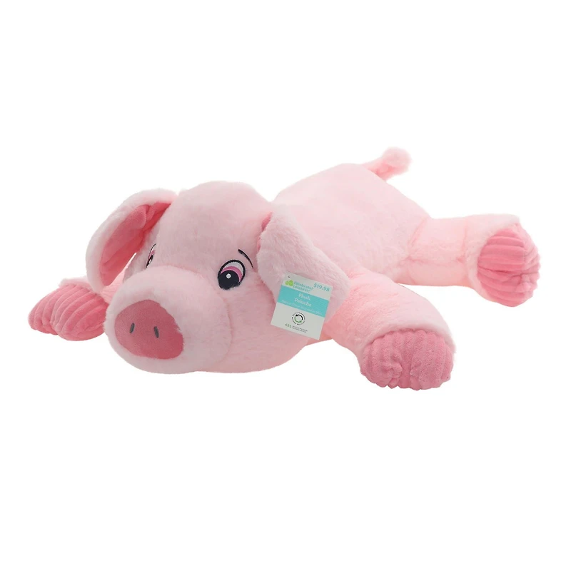 Façon de célébrer la peluche Floppy Pink Pig - Grande