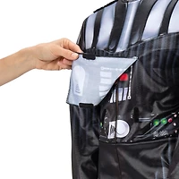 STAR WARS Adaptive Darth Vader Youth Costume - Printed Jumpsuit with Tube Access, Roomier Legs, and 3D Plastic Mask