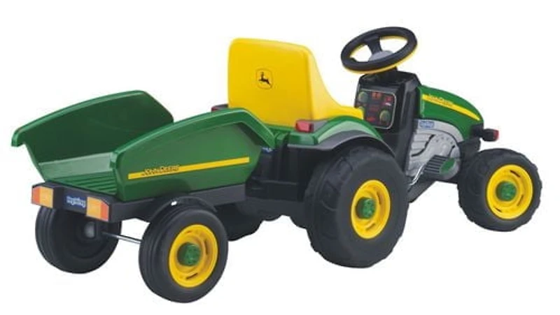 John Deere Farm Tractor with Trailer