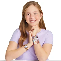 Make it Real! Say Yes – Trousse de bracelets avec perles alphabet pour enfants