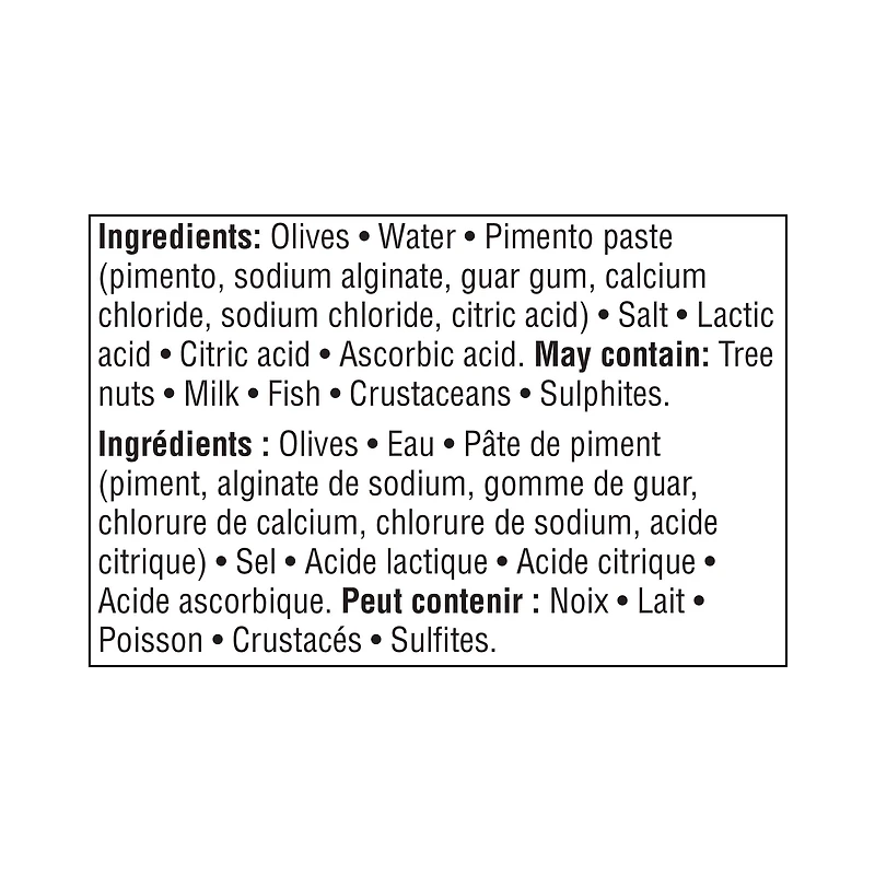 Great Value Stuffed Manzanilla Olives with Pimento Paste