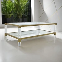 TABLE BASSE NERO COULEUR ARGENT