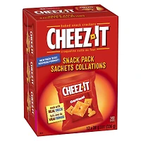 Cheez-It*  Baked Snack Crackers Original 28g, 12 count Snack Pack