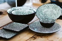 Zebra 3 Piece Plate Set
