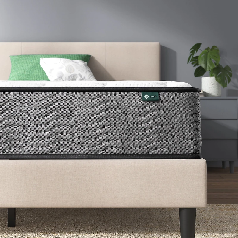 Zinus 10 inch True Support Hybrid Pocket Spring Mattress