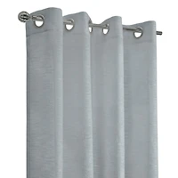 Loft Living Banan Transparent panneau de rideau à œillets 52 x 84 in Gris pâle