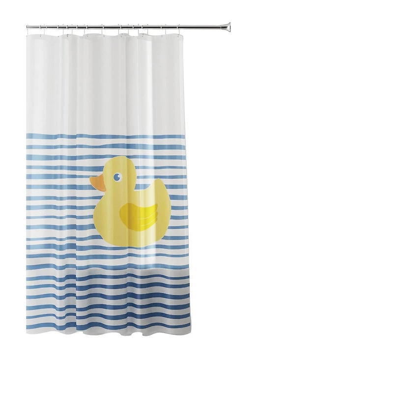 Mainstays Decorative Waterproof Recycled PEVA Shower Curtain, Assorted Styles and Colors