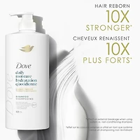 Dove Daily Moisture Shampoo for Dry Hair, with Liquid Bio-Protein Care and Hyaluronic Serum, 828mL, 828 ML