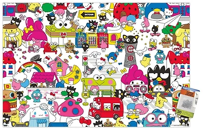 Hello Kitty and Friends: Hello - Group Wall Poster, 22.375" x 34"