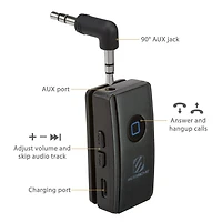 Scosche BTR3 BTFREQ™ Bluetooth 4.0 Wireless Audio Streaming and Hands-free Calling Receiver Black
