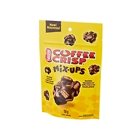 COFFEE CRISP Mix-Ups, Craveable chocolatey clusters of COFFEE CRISP pieces & graham crackers, Snacking size bag, Natural flavour, Sustainably Sourced Cocoa, 110 g