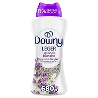 Downy Light Laundry Scent Booster Beads, White Lavender Scent, In-wash fabric beads designed to be gentle with a light boost of scent, No Heavy Perfumes, 680 g