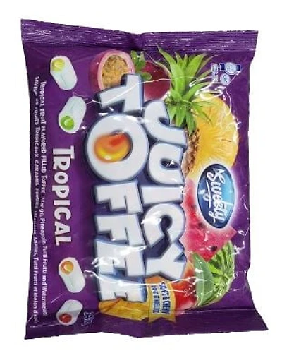 Sweety Toffees Cream Filled Tropical 25pk 340g, Toffees Cream Filled Tropical 25pk